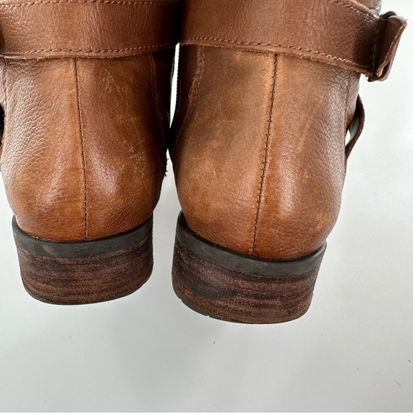Franco Sarto size 8.5 39.5 pristine tan leather knee high riding western - Picture 8 of 15